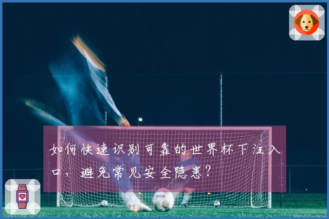 如何快速识别可靠的世界杯下注入口，避免常见安全隐患？