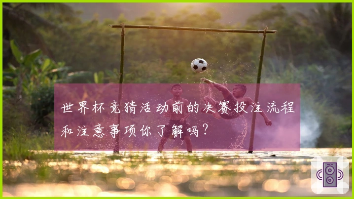 世界杯竞猜活动前的决赛投注流程和注意事项你了解吗？