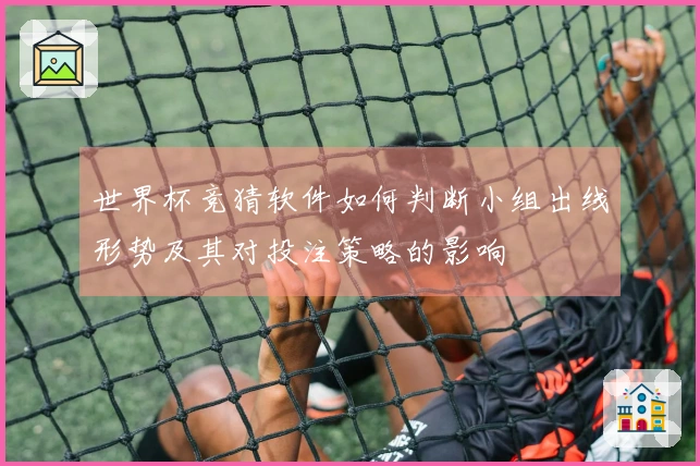 世界杯竞猜软件如何判断小组出线形势及其对投注策略的影响